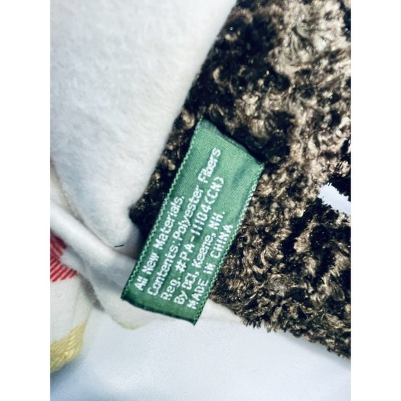 L.L. Bean Brown Soft Plush Stuffed Teddy Bear w Trapper Jacket 17” Toy Possible - Picture 6 of 12